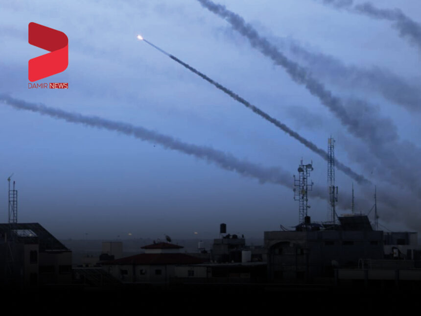 حمله موشکی از غزه به جنوب فلسطین اشغالی
