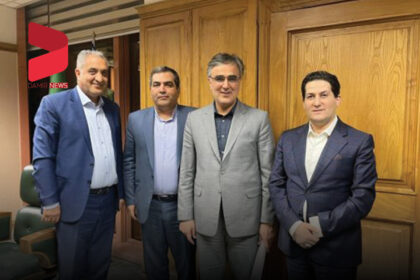 جلسه انجمن فولاد آذربایجان و سندیکای تولیدکنندگان لوله و پروفیل با ریاست محترم بانک مرکزی