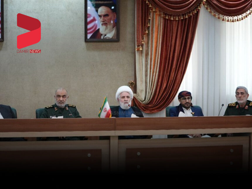 جلسه گروه‌های مقاومت با سلامی و قاآنی در تهران